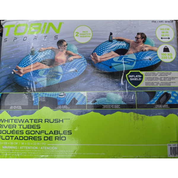 Customer Return Whitewater Rush River Tubes 