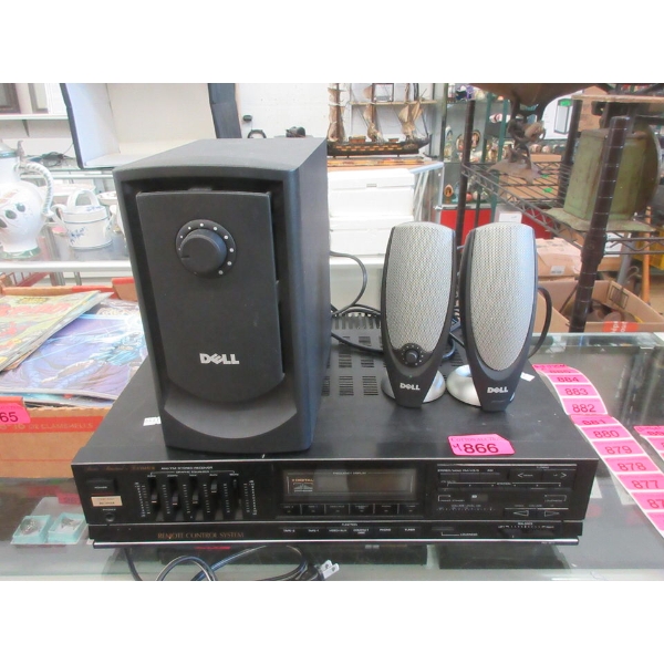 Fisher Stereo Receiver & Dell Computer Speakers