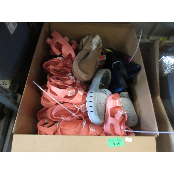 Large Box of Assorted New Footwear