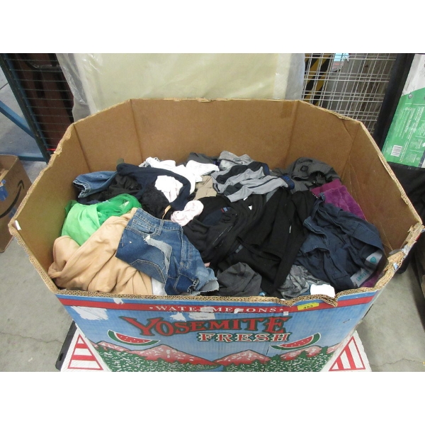 Skid of Overstock & Customer Return Clothing - As Is