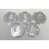 Image 1 : 5 x Silver Clad NUDE Girl Art Rounds