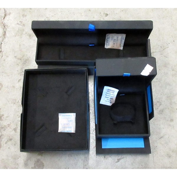 6 New Sets of 5 Black Jewelry Boxes