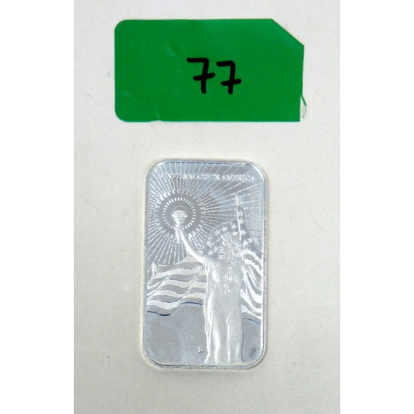 1 Oz .999 Silver American Reserve Asahi Mint Bar 