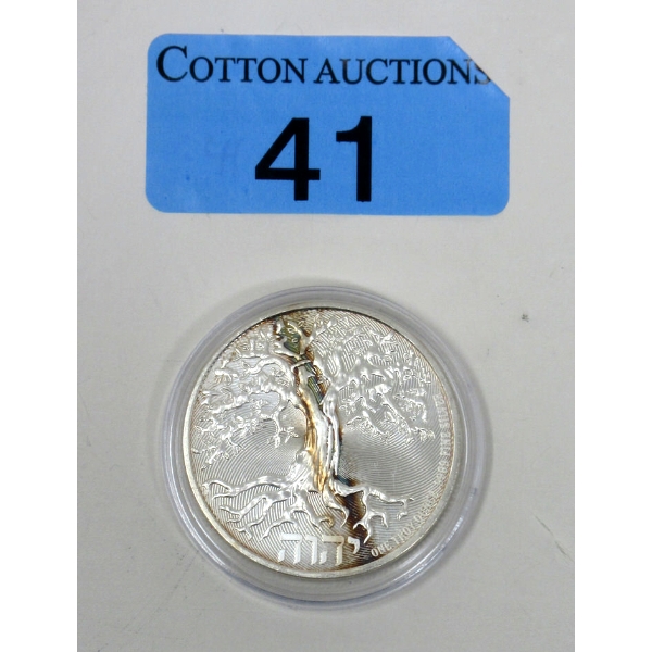 1 Oz .9999 Silver 2021 Tree of Life Coin 