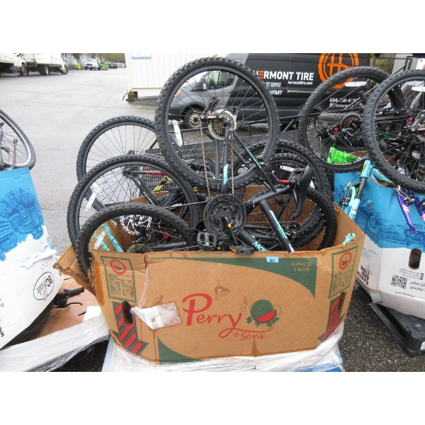 Skid of Bikes and Bike Parts - Customer Returns
