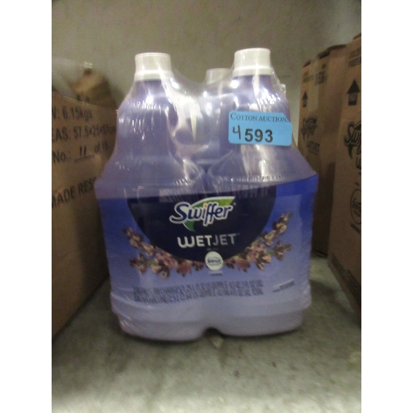 4 Packs of 2 Swiffer Wet Jet Refills - Febreze Lavender