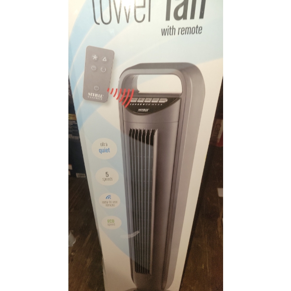 Tower Fan with Remote - Customer Return 