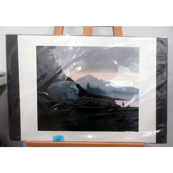 Chris MacClure "Blue Morning" Artist Proof- #13/45