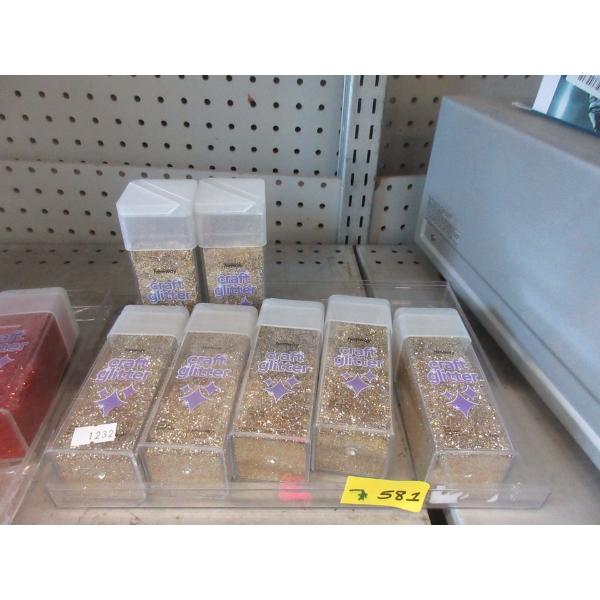 7 New Hemway 130 Gram Craft Glitter Shakers 
