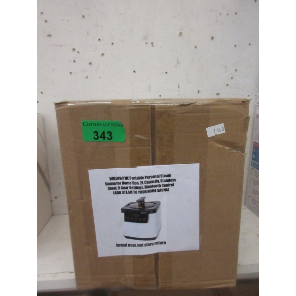 New Willowybe Portable Personal Steam Sauna