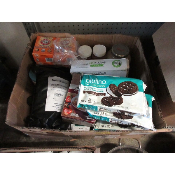 Box of Assorted Food Products 
