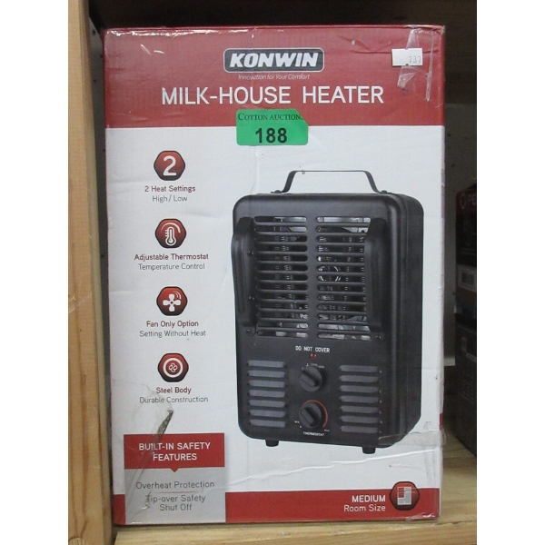 Konwin Milk-House Heater - Steel Body