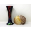 Image 1 : Vintage Shorter & Sons Shell Vase & Signed English Vase