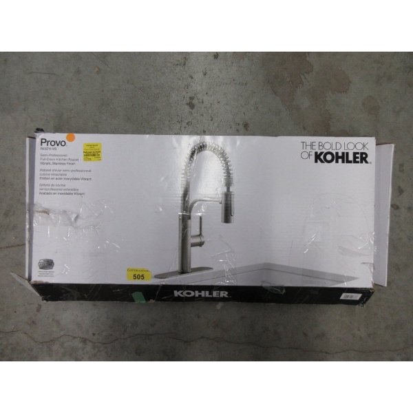 Kohler "Provo" Pull-Down Faucet in Box