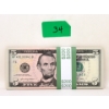 Image 1 : 40 x $5 USD Uncirculated Sequential Numbered Bundle 
