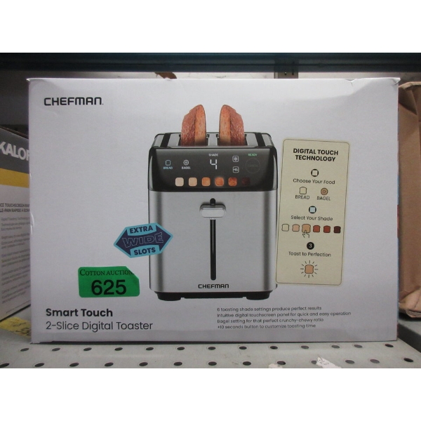 Chefman Smart Touch 2-Slice Digital Toaster