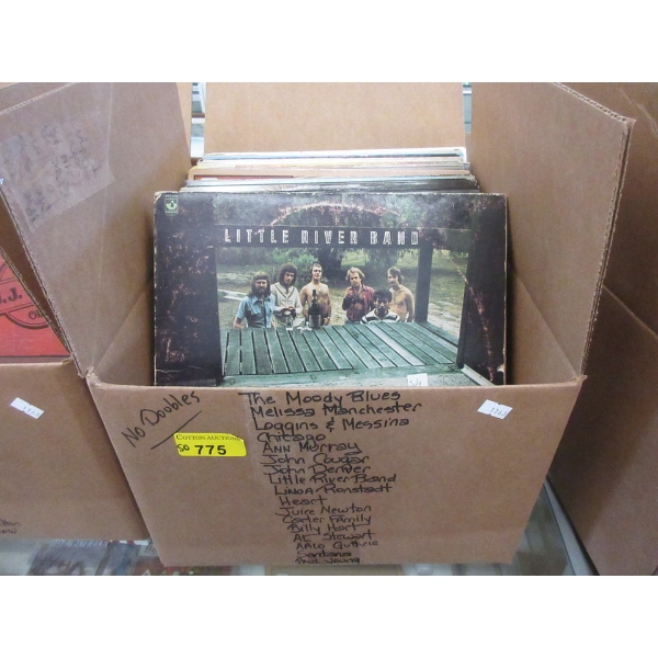 50 Vintage Vinyl LP Records - Majority are 1970s