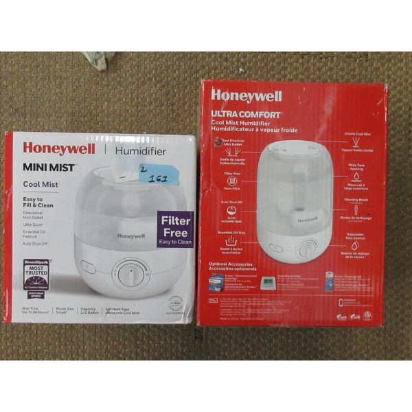 2 Honeywell Cool Mist Humidifiers