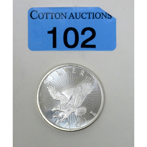 1 Oz .999 Silver Sunshine Minting Round 