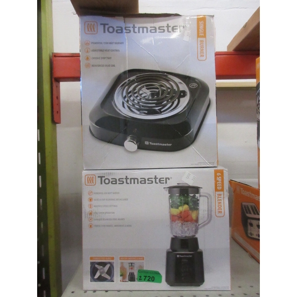 Toastmaster 450 W Blender & Electric Burner