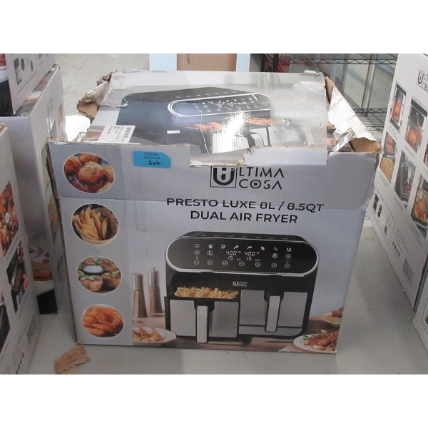 Ultima Cosa Presto Luxe Dual 8 L Air Fryer - 8.5 QT