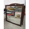 Image 1 : Large Wood Framed Mirror - 40" x 40"