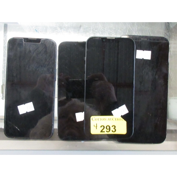 4 Assorted Preowned iPhones - Preowned
