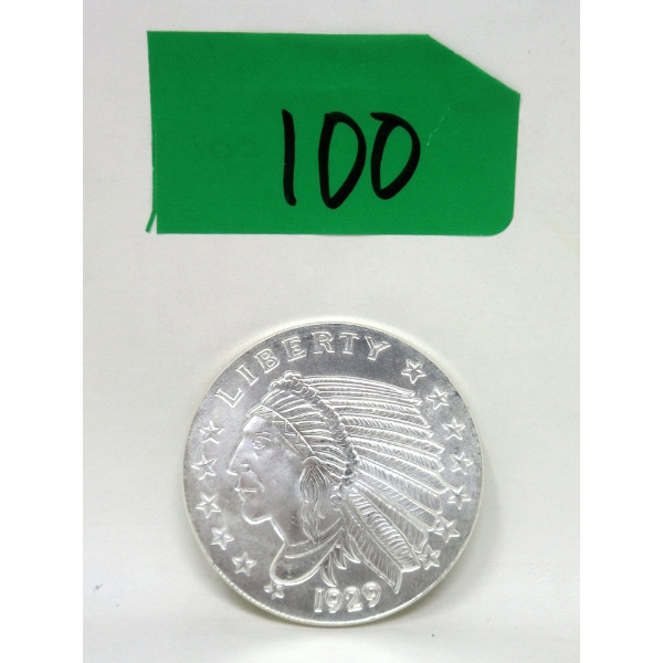 1 Oz .999 Silver Indigenous/Liberty Round 