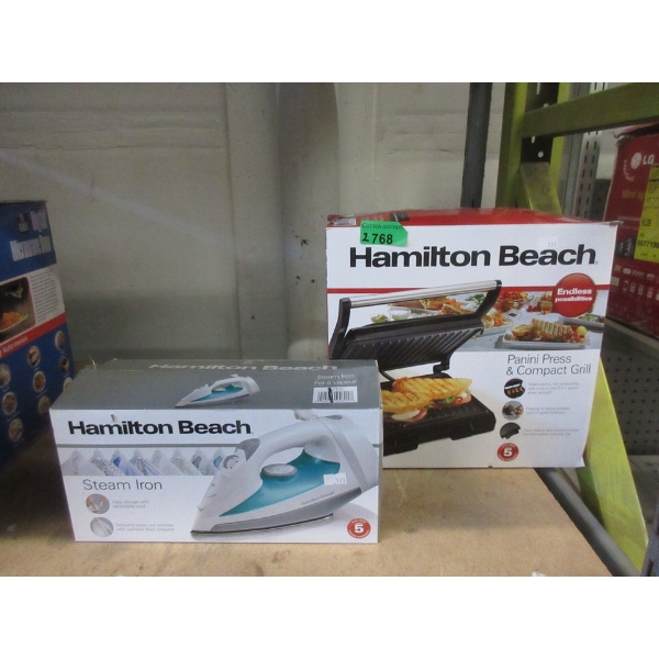 Hamilton Beach Steam Iron & Panini Press