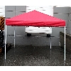 Image 1 : New 10' x 10' Red Pop-Up Canopy - Metal Frame