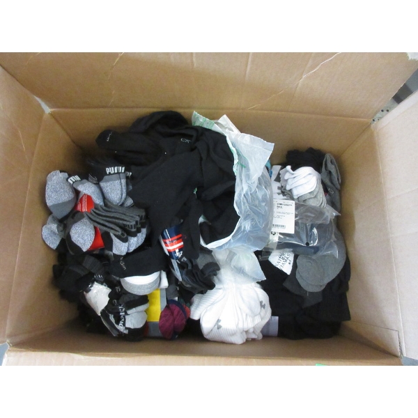 Large Box of New Overstock Socks