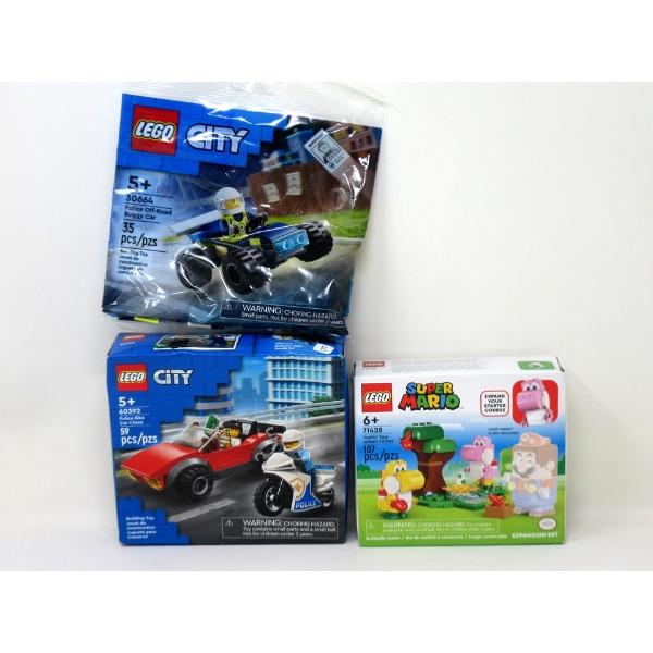 3 New LEGO  Building Toy Sets - Age 5+ & 6+ 