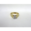 Image 2 : 14KT Yellow Gold Solitaire Diamond Ring