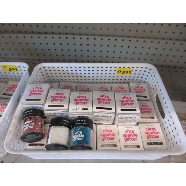 23 New Hemway Ultra Sparkle Glitter Pots