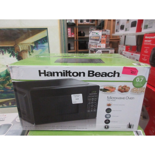 Hamilton Beach Microwave Oven - Black