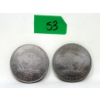 Image 1 : 2 x 1 Oz .999 Fine Titanium Buffalo USA Rounds
