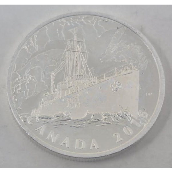 1 Oz .9999 Silver 2016 Canada Naval $20 Coin