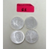 Image 1 : 4 x 1 Oz .9999 Silver 2013 Maple Leaf Coins