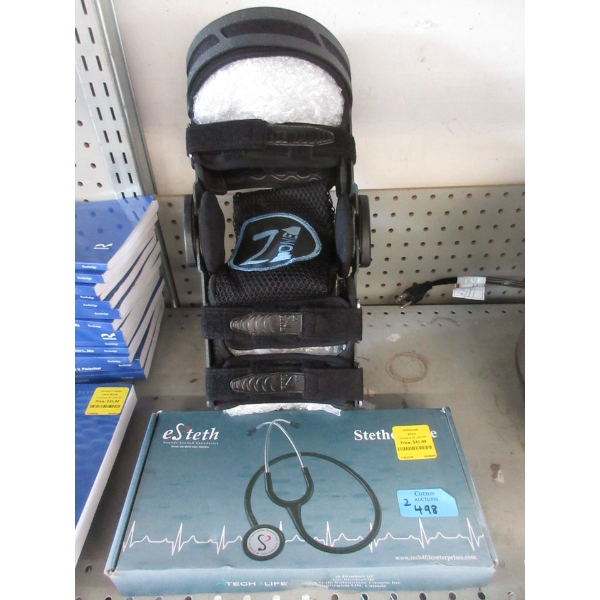 Zone Hinged Knee Brace & eSteth Stethoscope