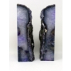 Image 2 : Purple Polished Brazilian Crystal Agate Bookend Set