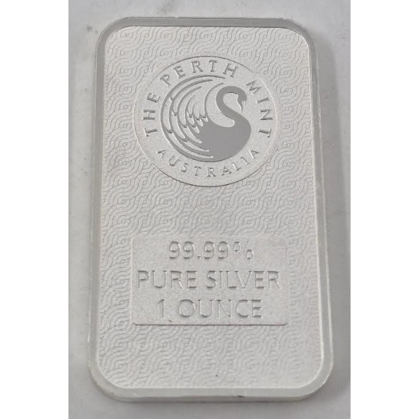 1 Oz .9999 Silver Perth Mint Dragon Bar 