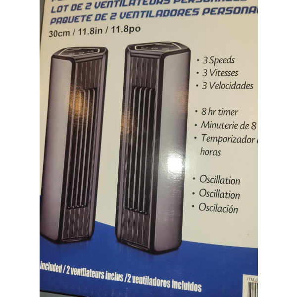Two Personal Fans - Customer Return 