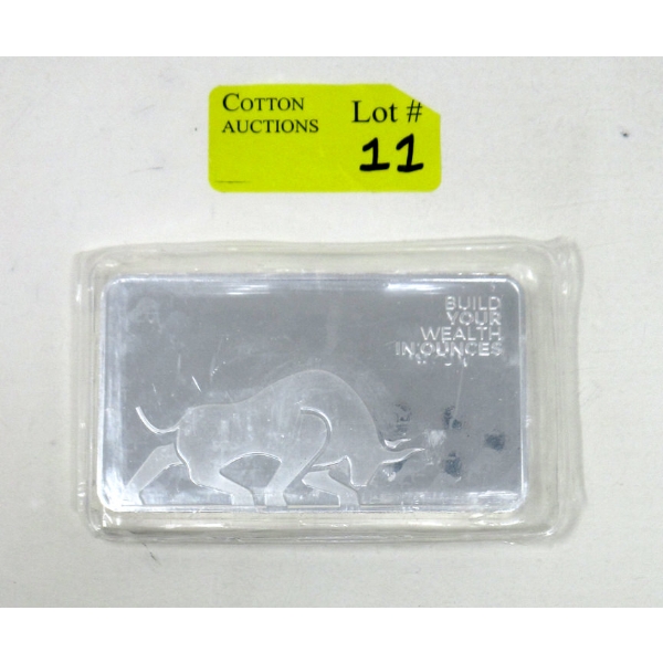 10 Oz .999 Silver Goldbull Investor Bar 
