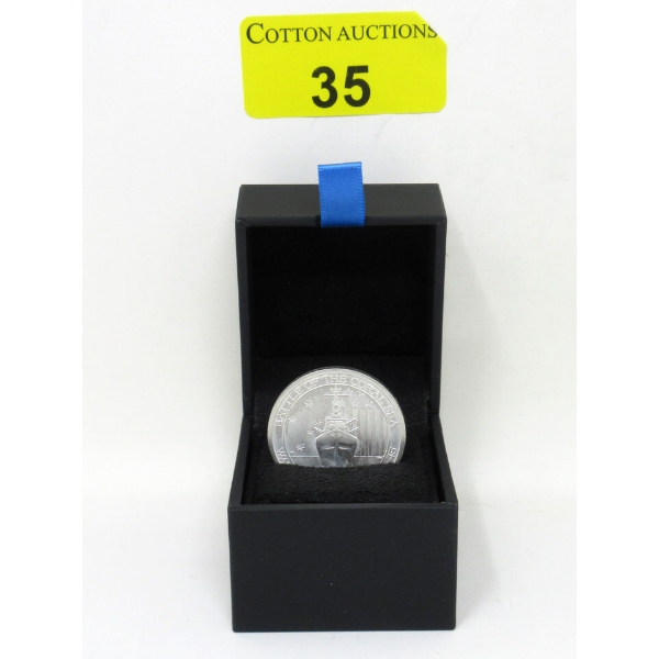 1/2 Oz .999 Silver 2015 Battle of the Coral Sea Coin 
