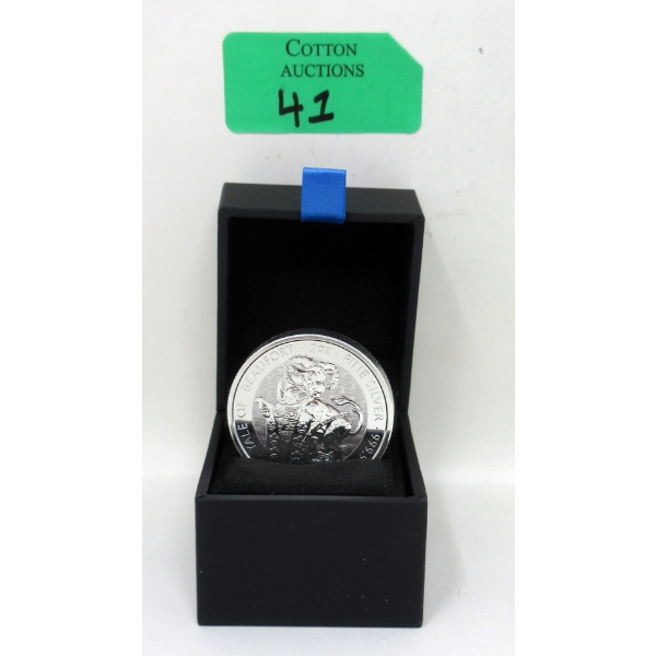 2 Oz .9999 Silver Yale Of Beaufort Coin 
