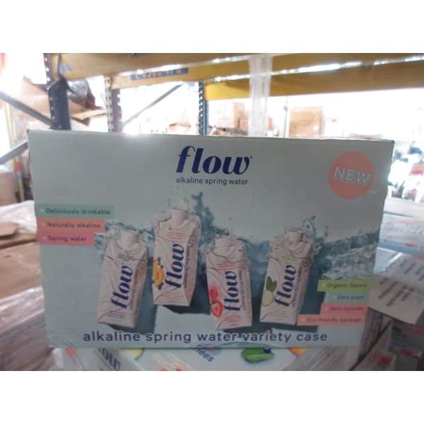 4 Variety Packs of 12 Flow Alkaline Spring Water