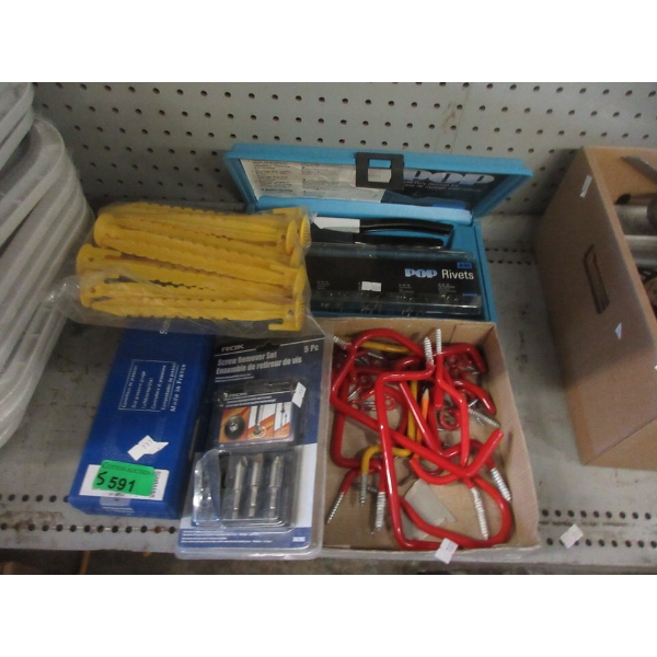 5 Piece Lot of Assorted Preowned Tools 