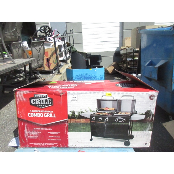 Expert Grill 5 Burner Combo Grill/Griddle