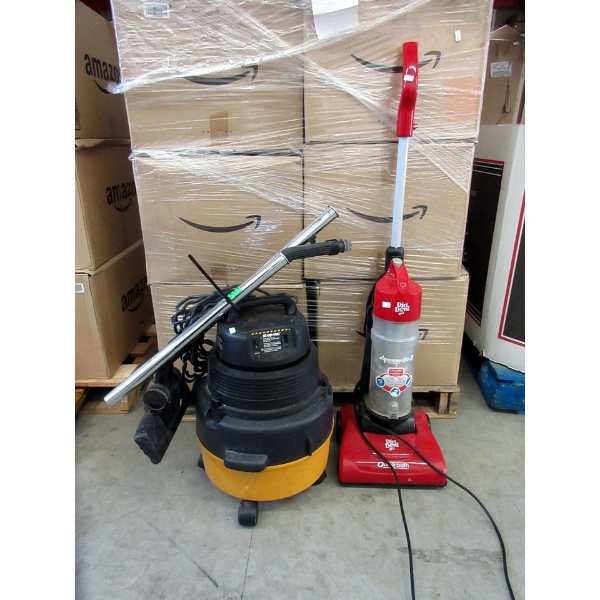 1 Dirt Devil Upright & 1 Wet/Dry Shop Vac