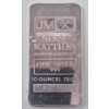 Image 1 : Ultra Rare 10 Oz .999 Silver Johnson Matthey/TD Bank Bar